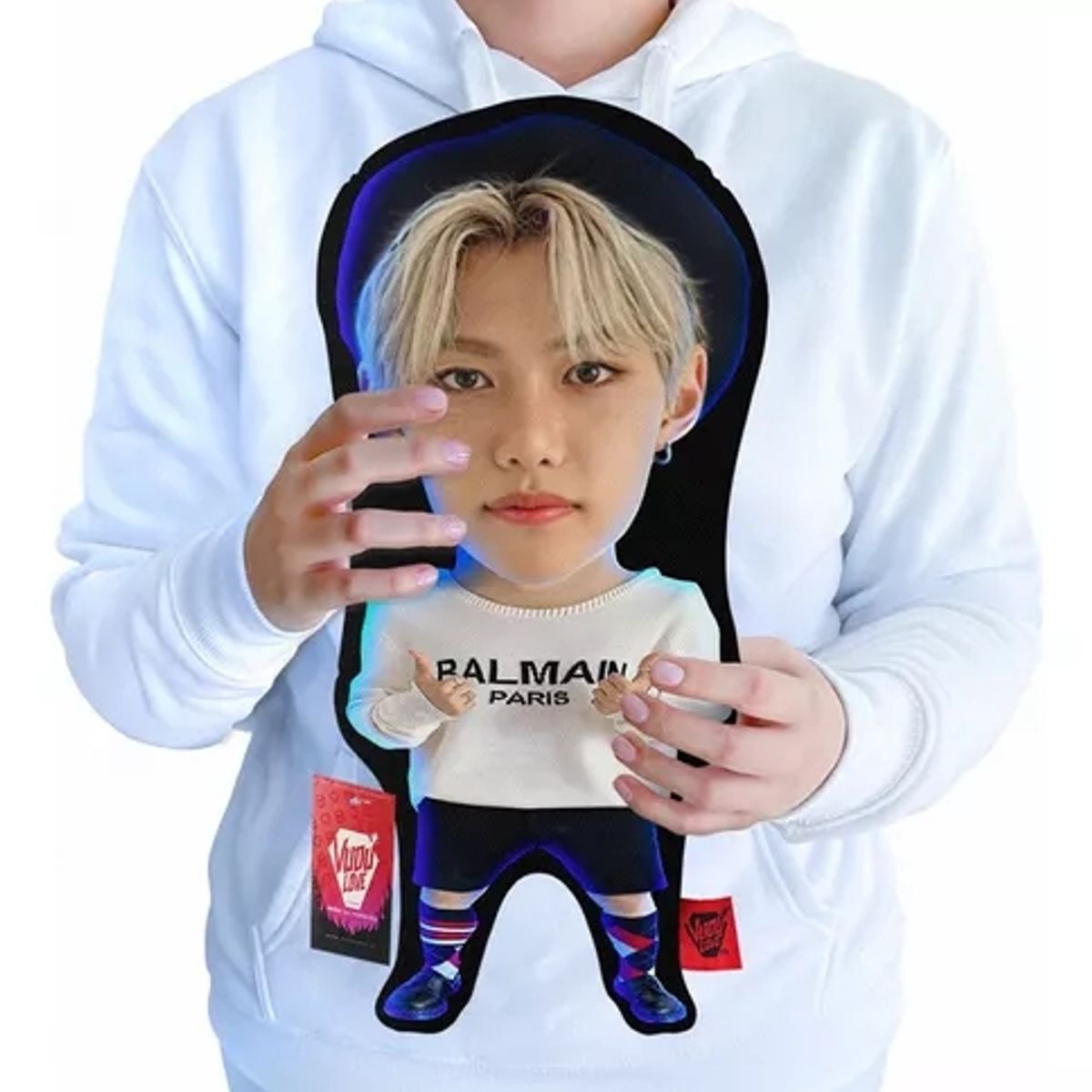Cojín Felix Stray Kids K-pop Chiquito 40x30cm Vudú Love, marca VUDU LOVE - Foto Principal
