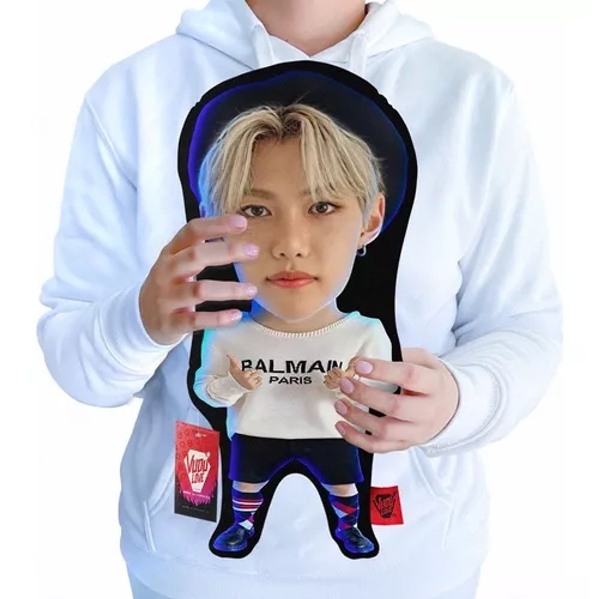 Cojín Felix Stray Kids K-pop Chiquito 40x30cm Vudú Love, marca VUDU LOVE - Foto Principal