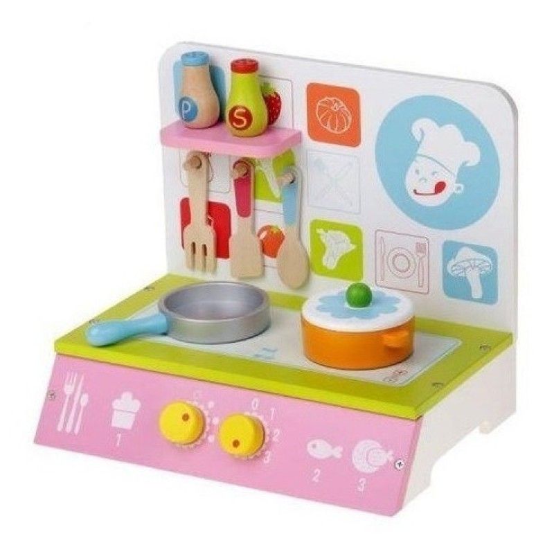 SOFT PLAY - Cocina De Madera Para Niños Y Niñas De Juguete