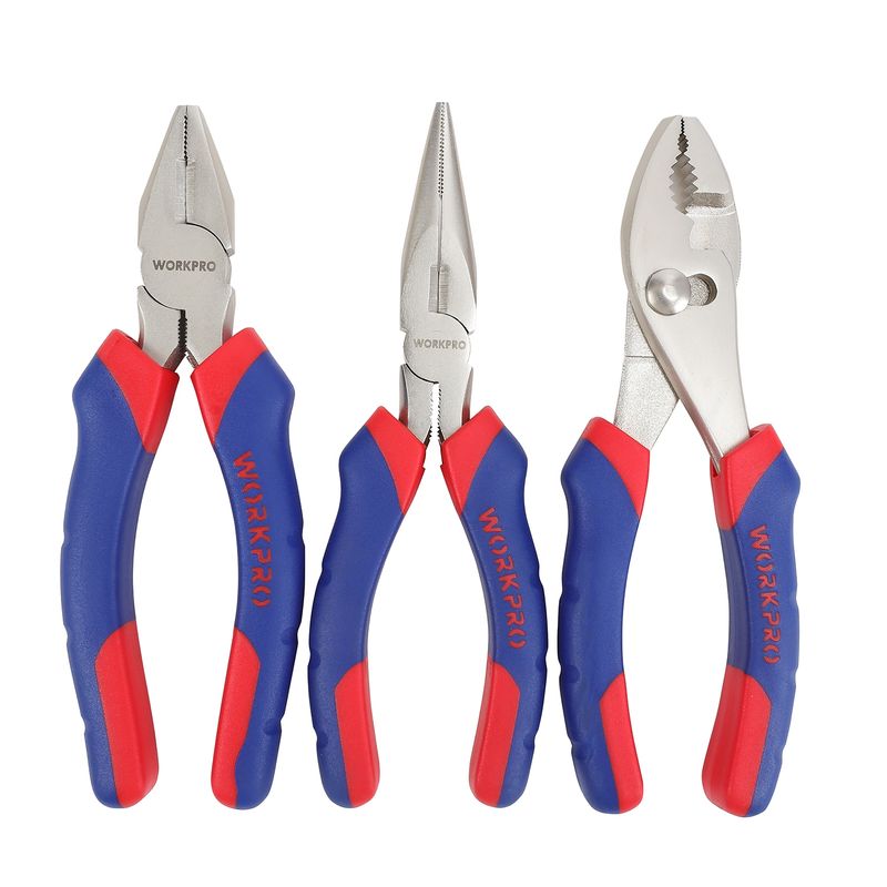 WORKPRO - JGO ALICATES 3 PIEZAS WORKPRO