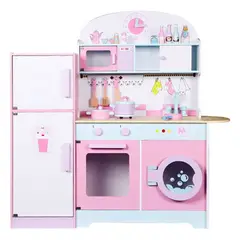 SOFT PLAY - Cocina De Madera Para Niños Y Niñas Con Horno De Juguete