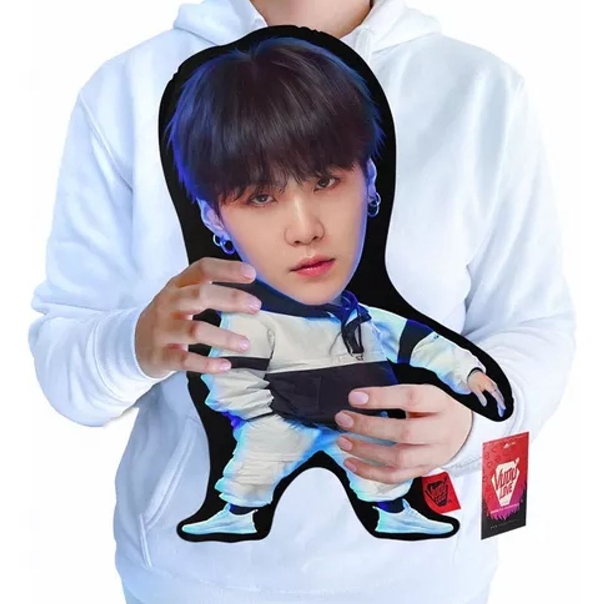 VUDU LOVE - Cojín Peluche Suga Bts K-pop Chiquito 40x30cm Vudú Love