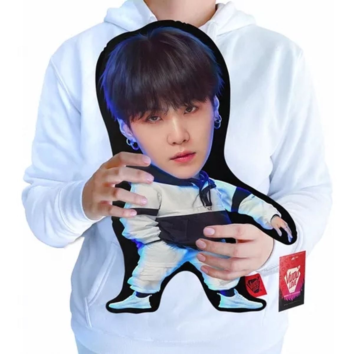 VUDU LOVE - Cojín Peluche Suga Bts K-pop Chiquito 40x30cm Vudú Love