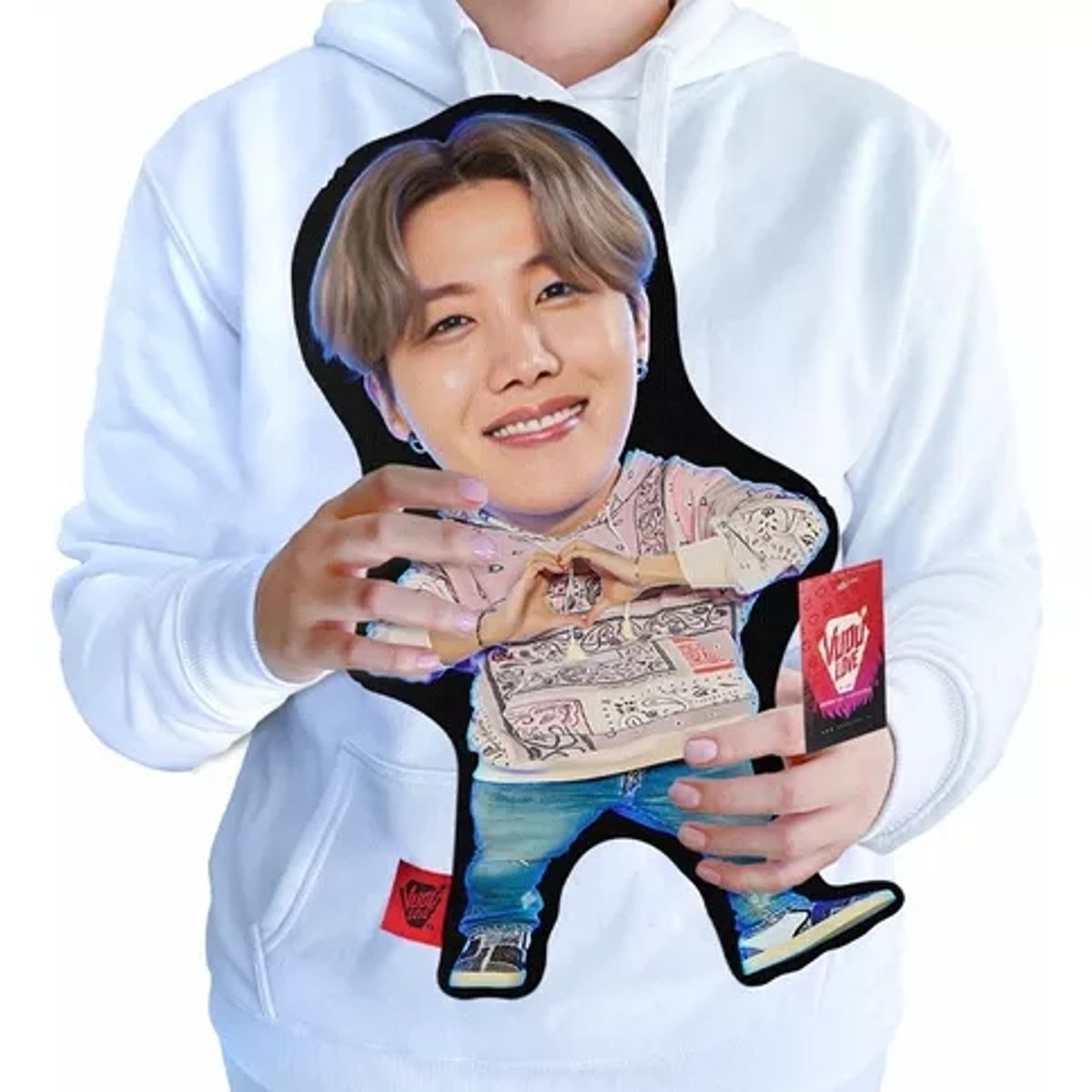 VUDU LOVE - Cojín Peluche J-hope Bts K-pop Chiquito 40x30cm Vudú Love