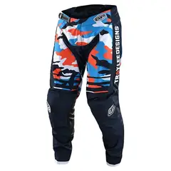 TROY LEE DESIGNS - Pantalones de Moto GP Formula Azul Naranjo