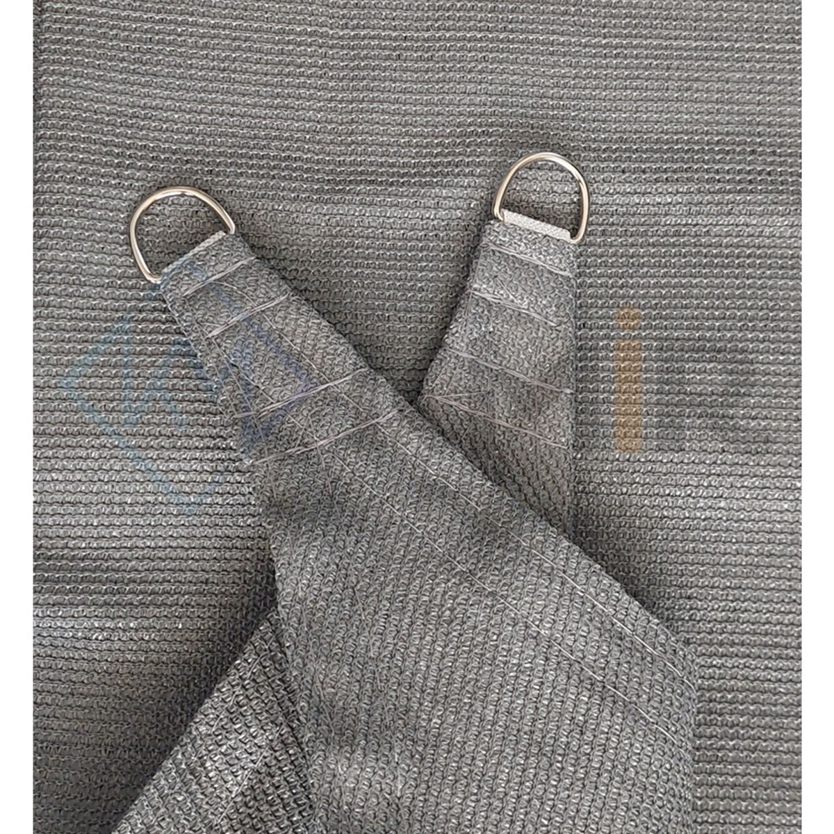 GENERICO - Vela Sombreadora 2x4 HDPE Rectangular Gris Sombra 95