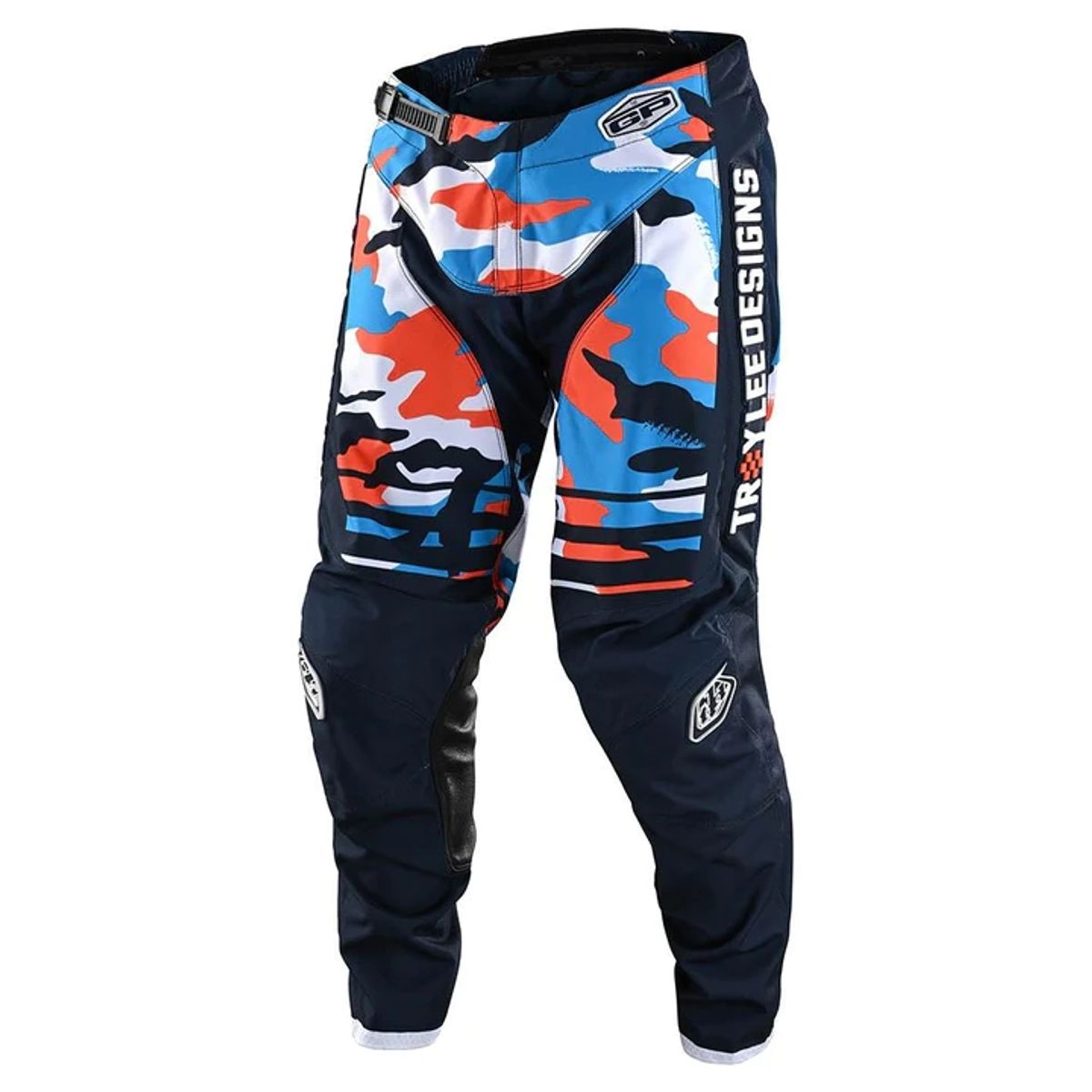 TROY LEE DESIGNS - Pantalones de Moto GP Formula Azul Naranjo Troy Lee Designs