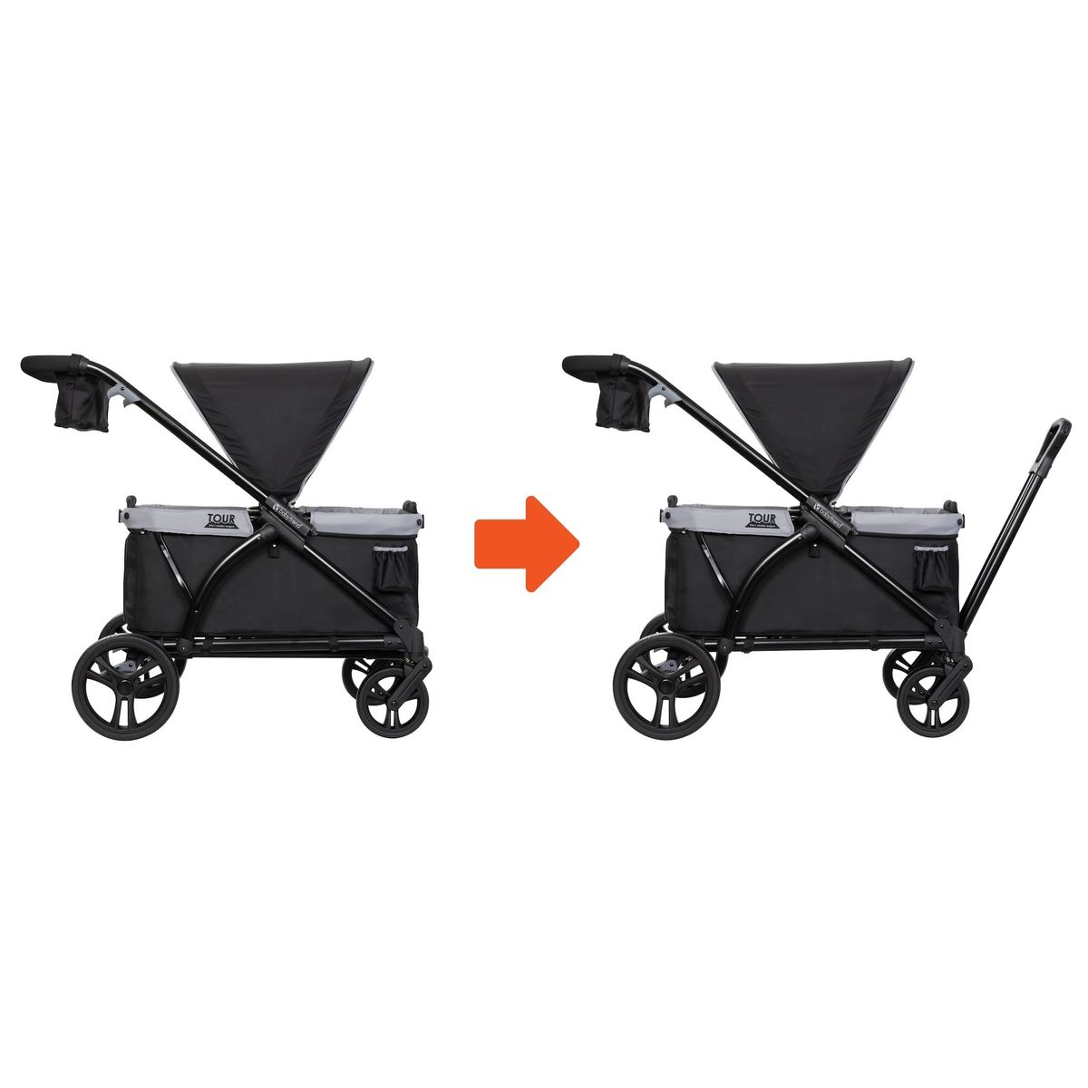 BABY TREND - CARRO PASEO WAGON Y COCHE DOBLE MUV EXPEDITION 2 EN 1
