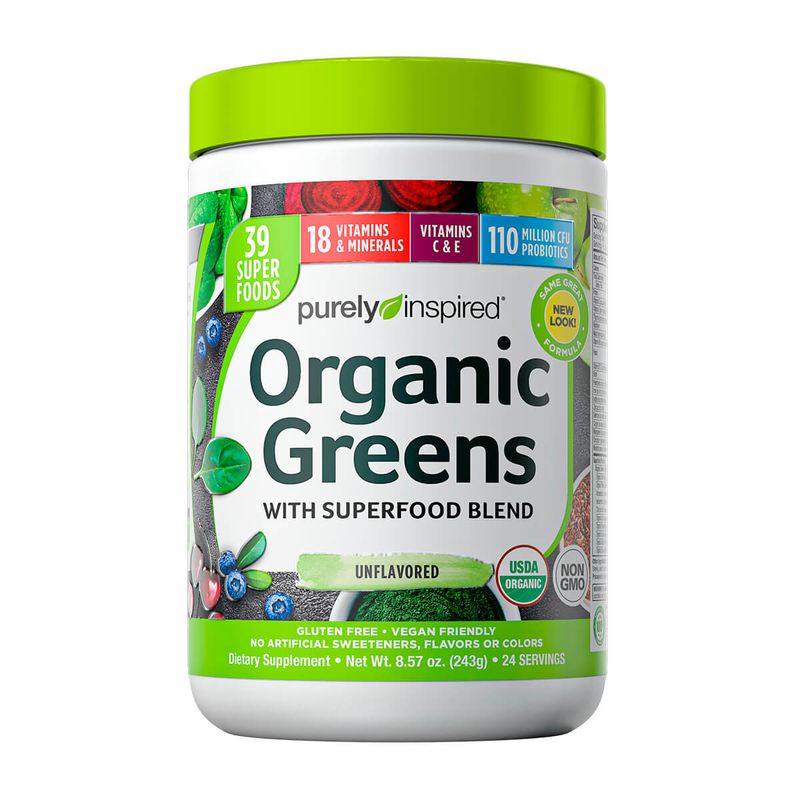 PURELY INSPIRED - Organic Greens, Superalimento (242 gr)
