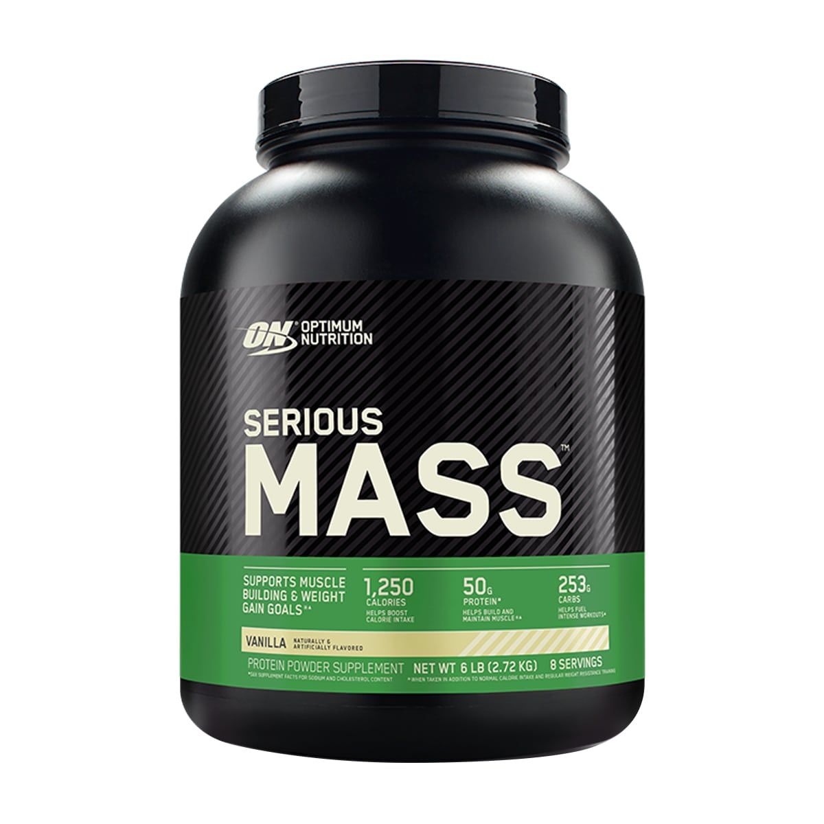 OPTIMUN NUTRITION - Serious Mass, Ganador de peso (6 Lb) - Original - VAINILLA