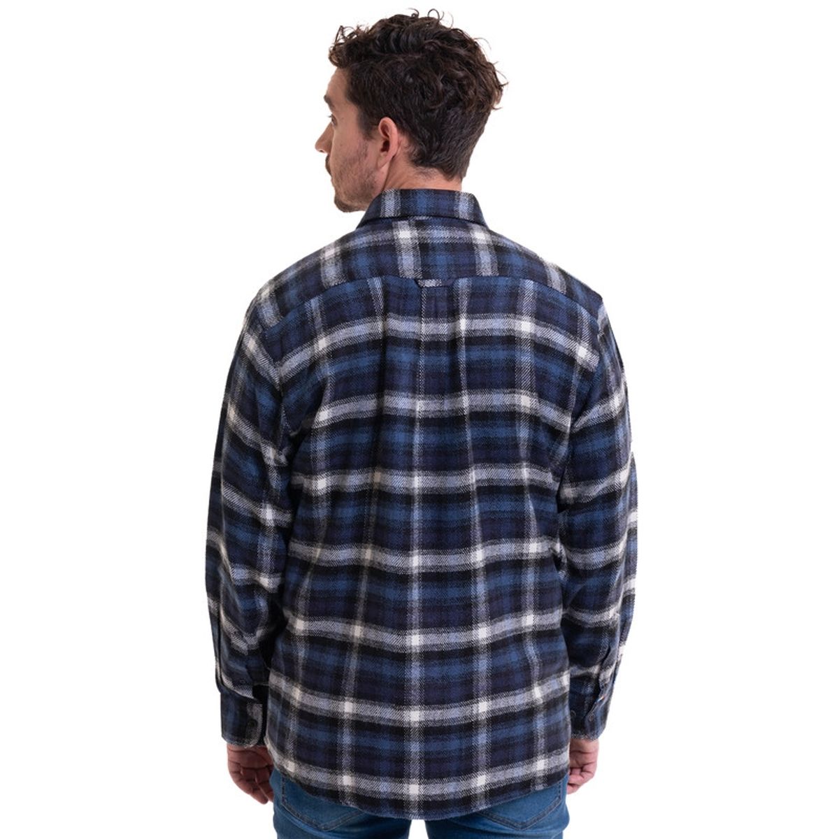 TRUVAL - Camisa Leñadora Azul Marino TRUVAL