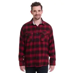 TRUVAL - Camisa Leñadora Rojo Oscuro