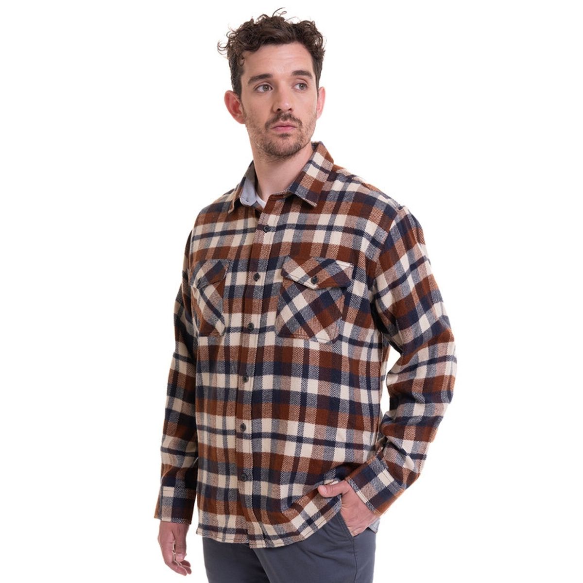 TRUVAL - Camisa Leñadora Pizarra TRUVAL