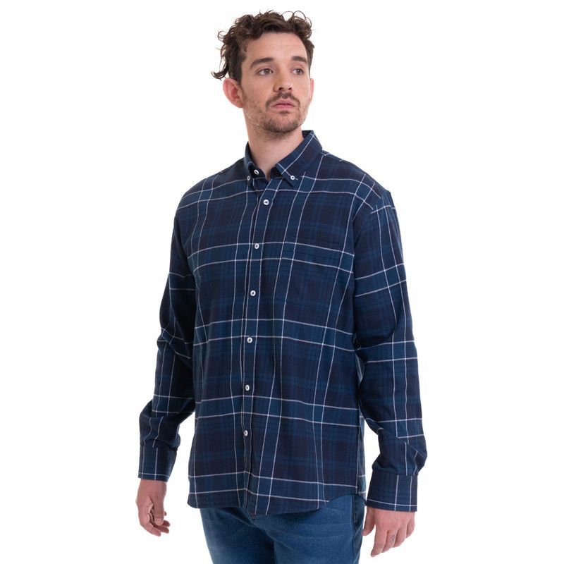 TRUVAL - Camisa Villela Azul Marino TRUVAL