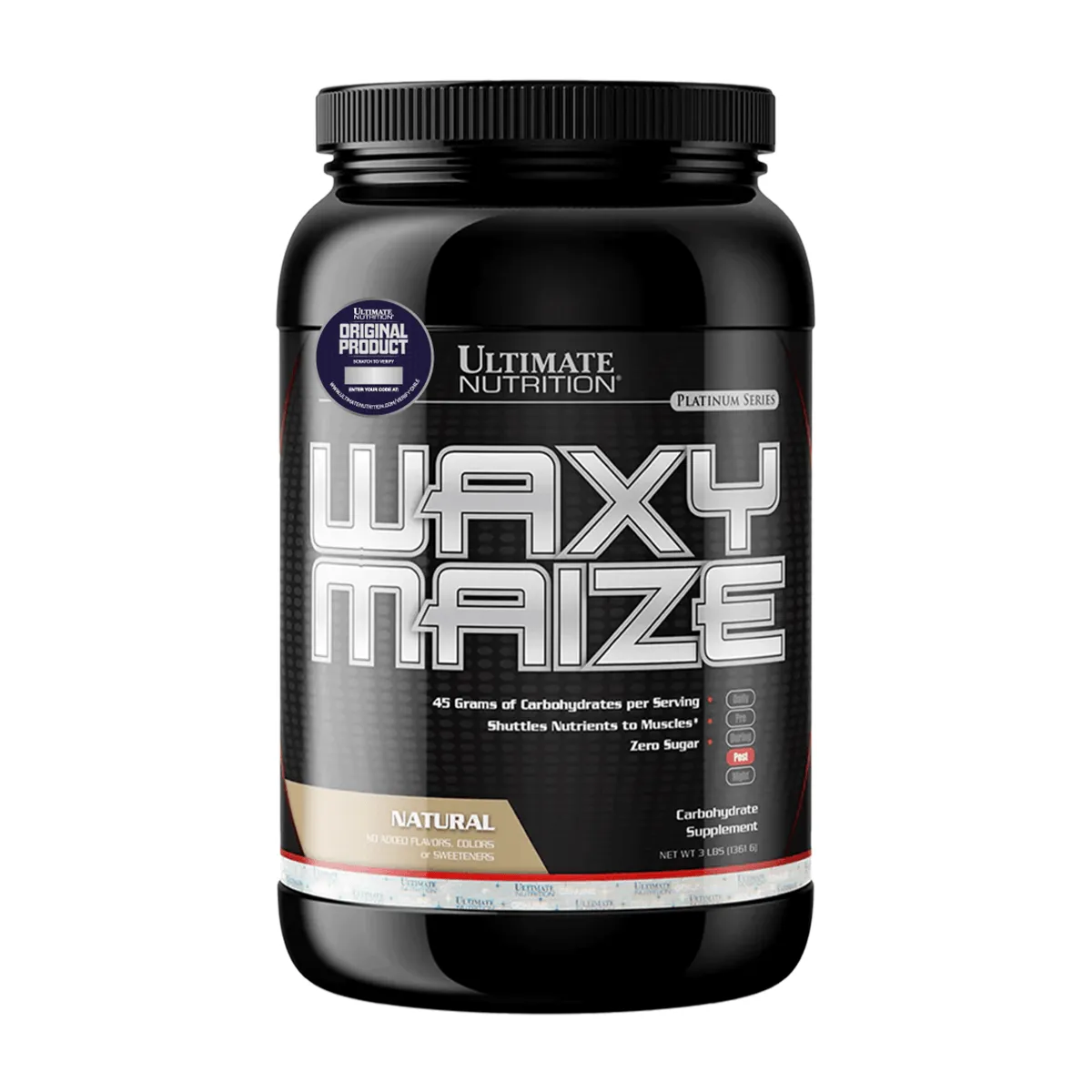 ULTIMATE NUTRITION - Waxy Maize, Carbohidratos (3 Lb) - Original