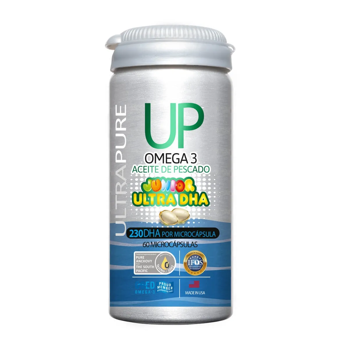 NEWSCIENCE - Omega Up Junior Ultra DHA, Omega 3 (60 caps)