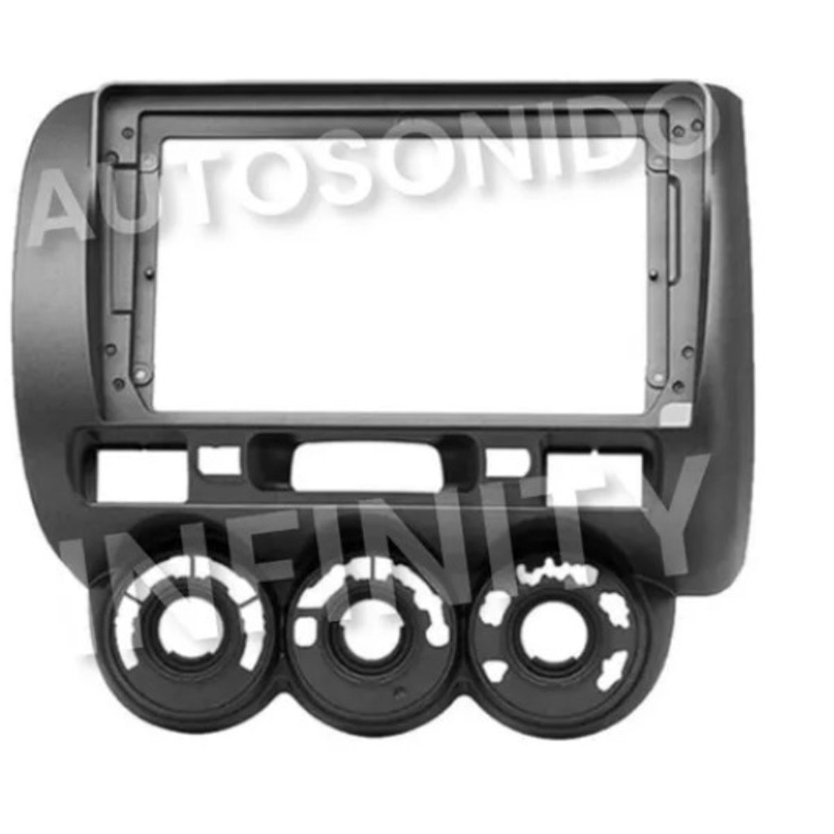 GENERICO - Adaptador Marco Bisel De Radio Honda Fit 2002/2009 De 9 PuLG