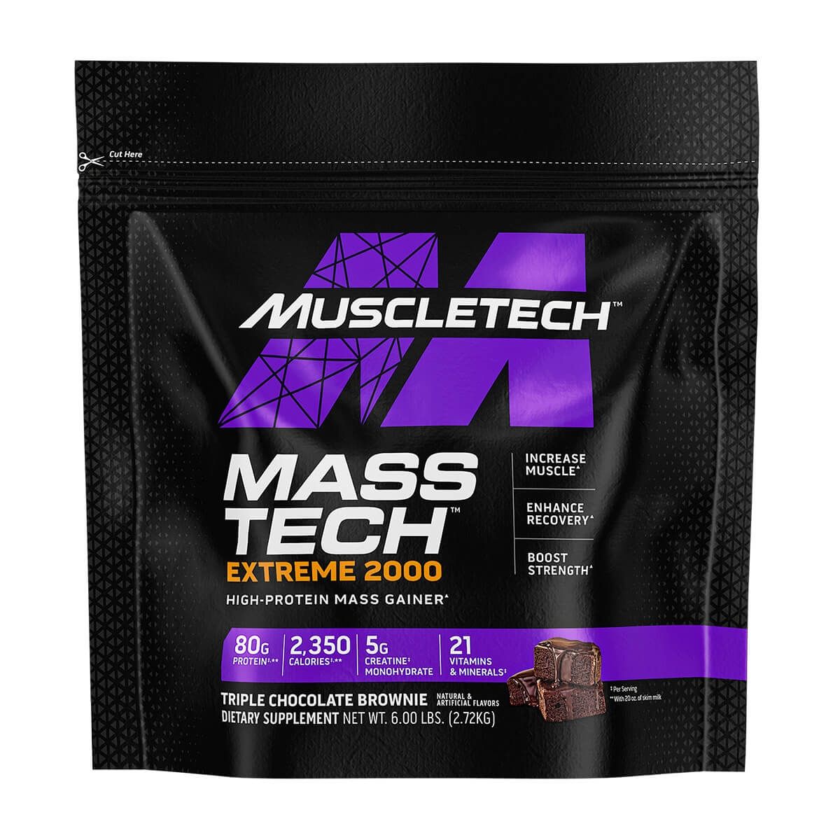 MUSCLETECH - MASS TECH EXTREME 6 LB, MTECH - CHOCOLATE