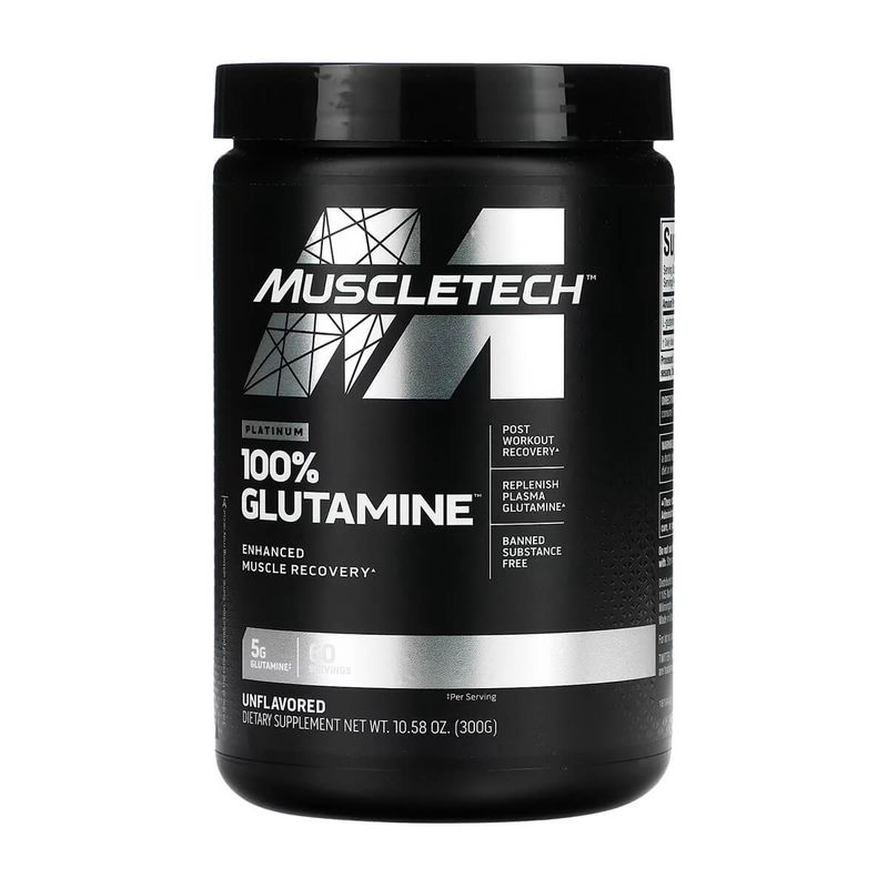 MUSCLETECH - Platinum 100% Glutamine (300 gr) - Original