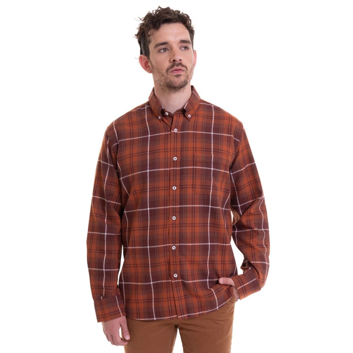 TRUVAL - Camisa Villela Ladrillo TRUVAL