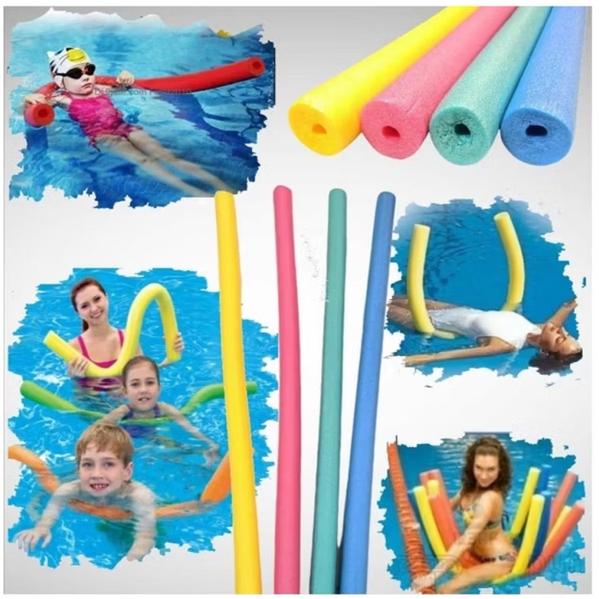 GENERICO - Flotador Tallarin De Espuma 150cm 150 x 6cm - Colores Surtidos