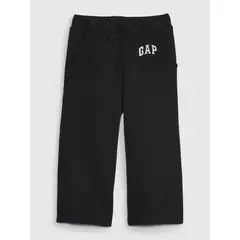 GAP - Pantalón de Buzo Toddler Niña Logo Arch Negro