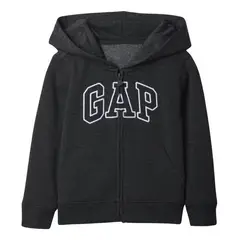 GAP - Polerón Logo Con Cierre Gris