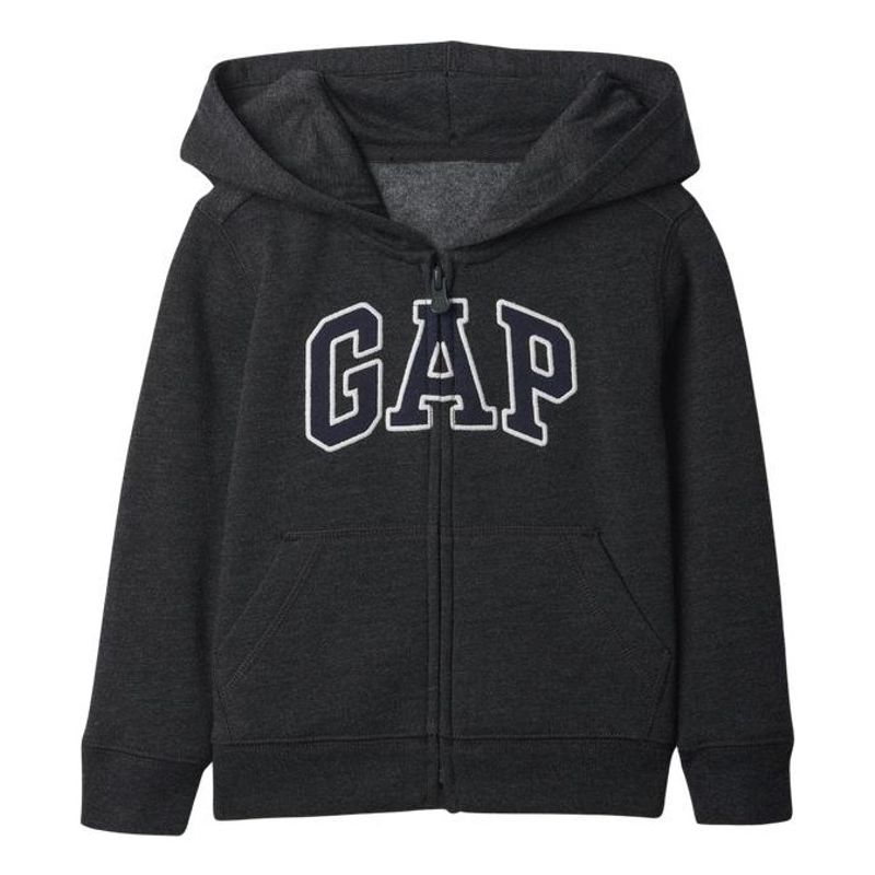 GAP - Polerón Logo Con Cierre Gris GAP