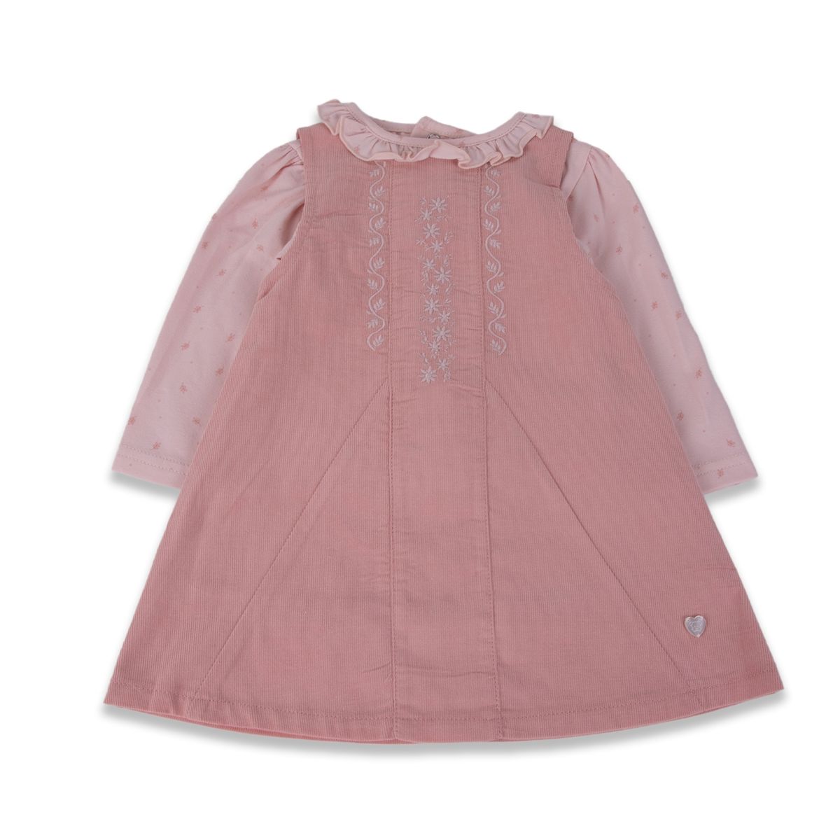 PILLIN - Vestido Bebé Niña Rosado Pillin PILLIN