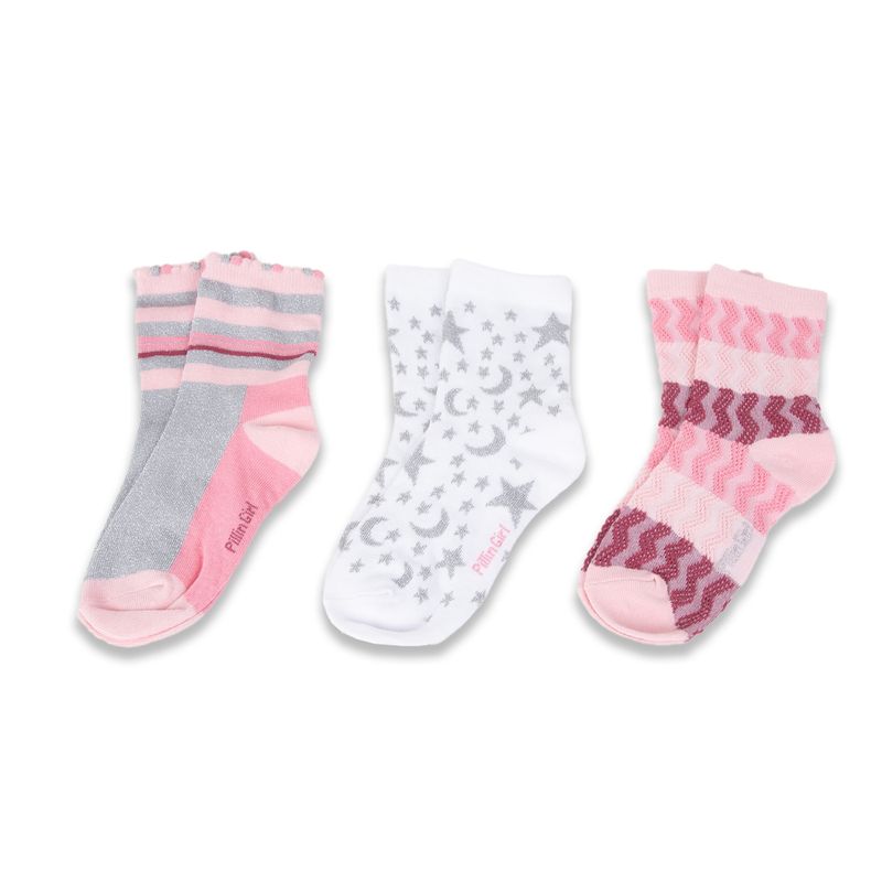 PILLIN - Pack 3 Pzas Calcetines Bebé Multicolor Pillin PILLIN
