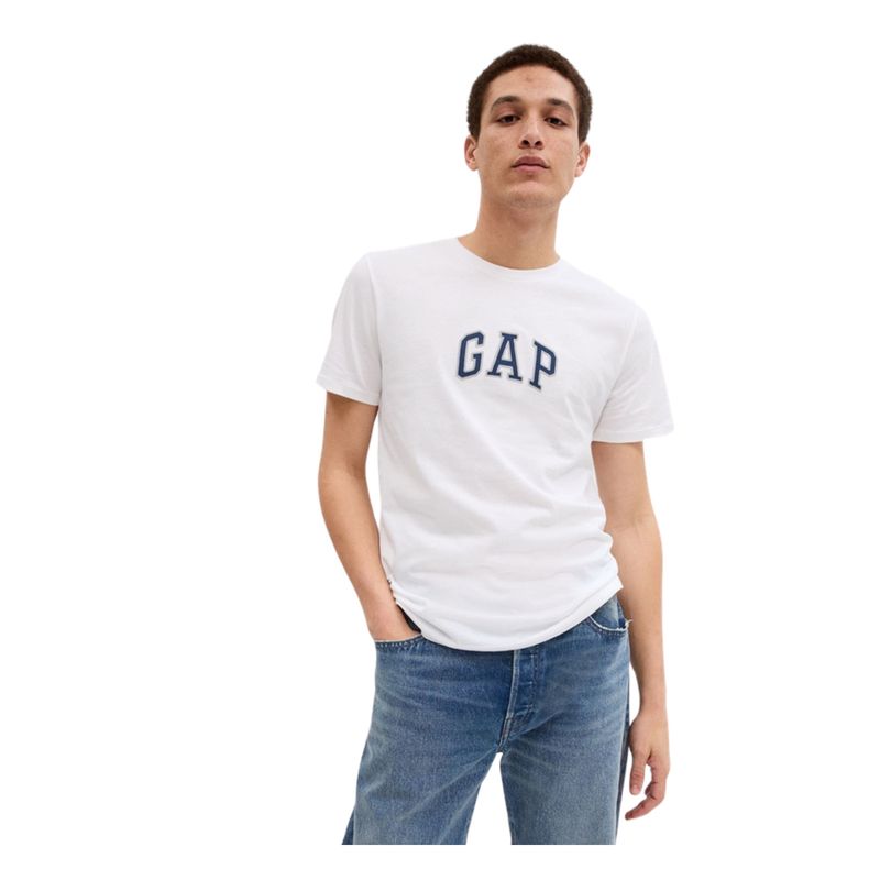 GAP - Polera Logo Mini Manga Corta Blanco GAP