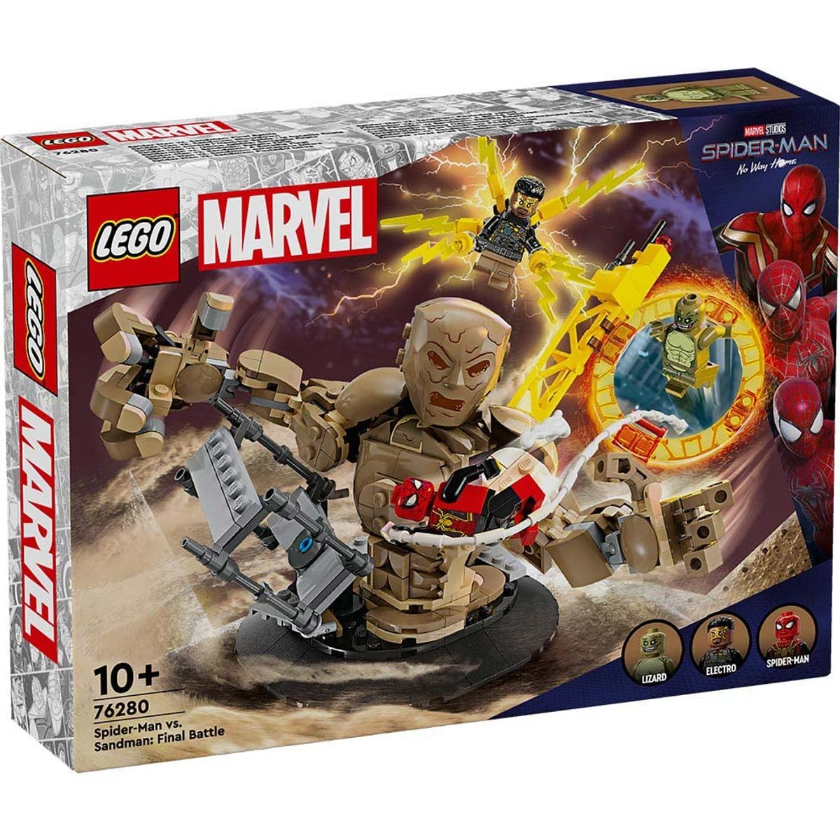 LEGO - Lego Spiderman Vs. Sandman: Batalla Final Super Heroes 76280