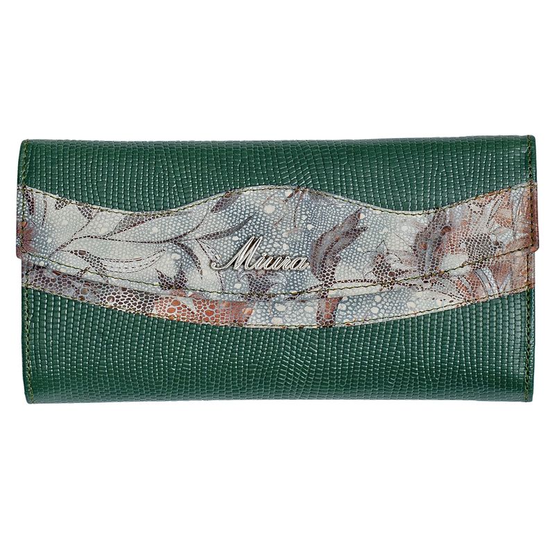 MIURA - Billetera Mujer Miura Mod Ámbar Cuero Natural