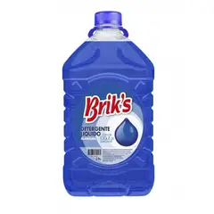 GENERICO - Detergente Briks Azul Blanquea Super Concentrado 5 Lts
