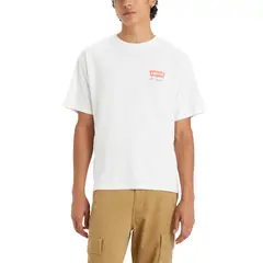 LEVIS - Polera Hombre Relaxed Fit Relax Gráfica Blanco