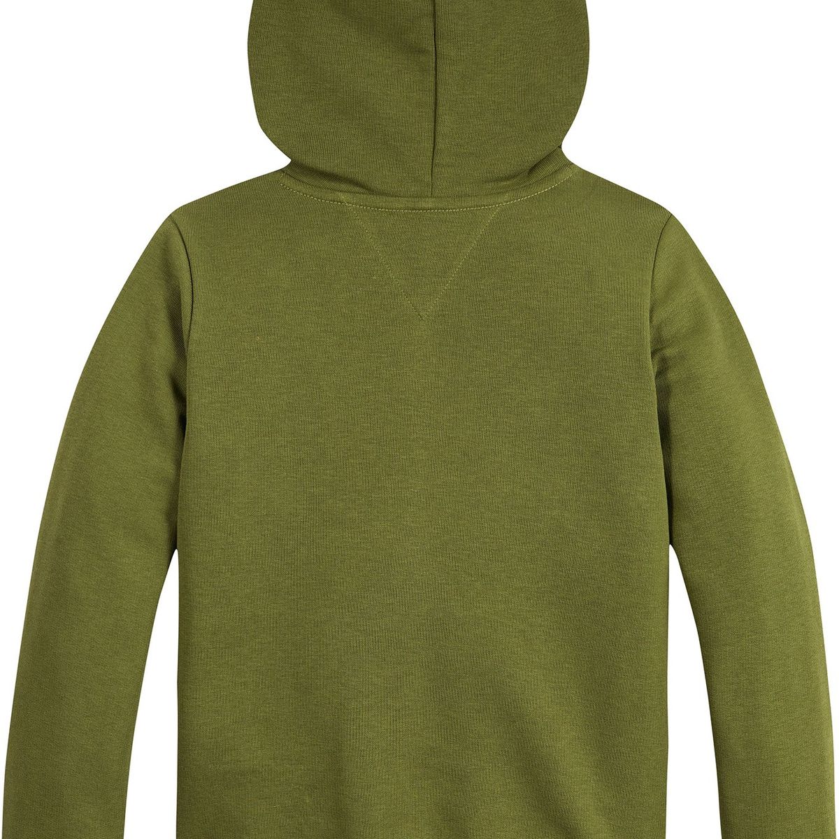 TOMMY HILFIGER - Polerón Hoodie De Felpa Verde Tommy Hilfiger