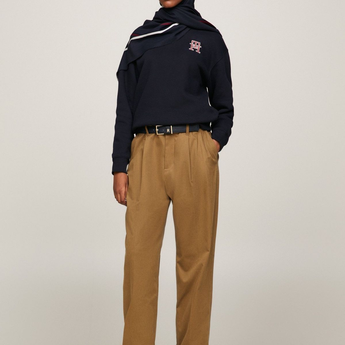 TOMMY HILFIGER - Polerón Modern Regular Fit Azul Tommy Hilfiger