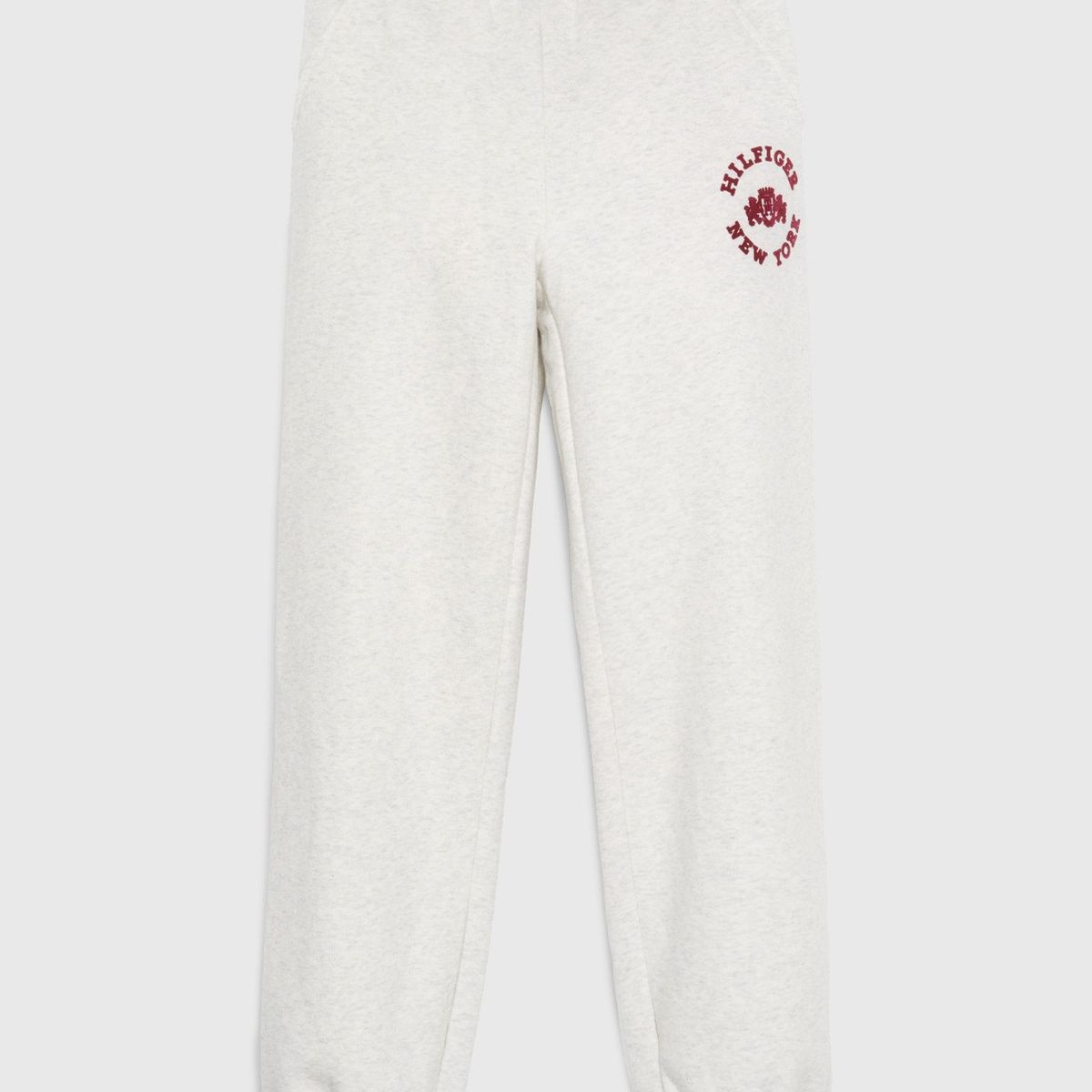 TOMMY HILFIGER - Joggers Crets Varsity Con Logo Gris Tommy Hilfiger