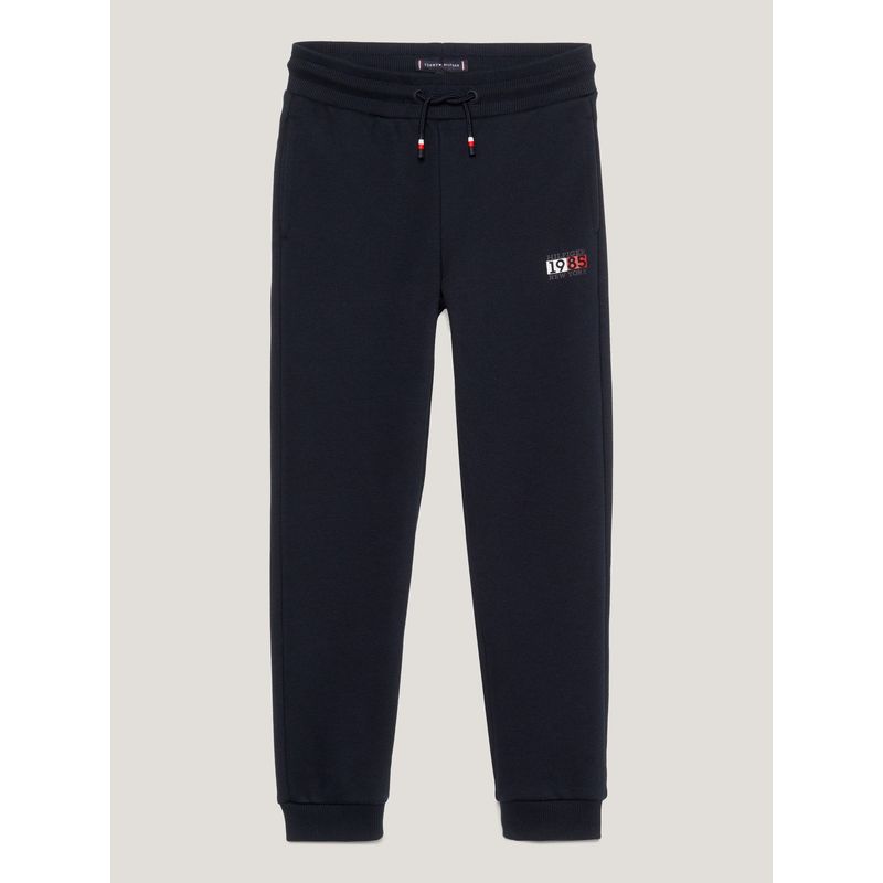 TOMMY HILFIGER - Joggers Con Logo Flag Azul Tommy Hilfiger