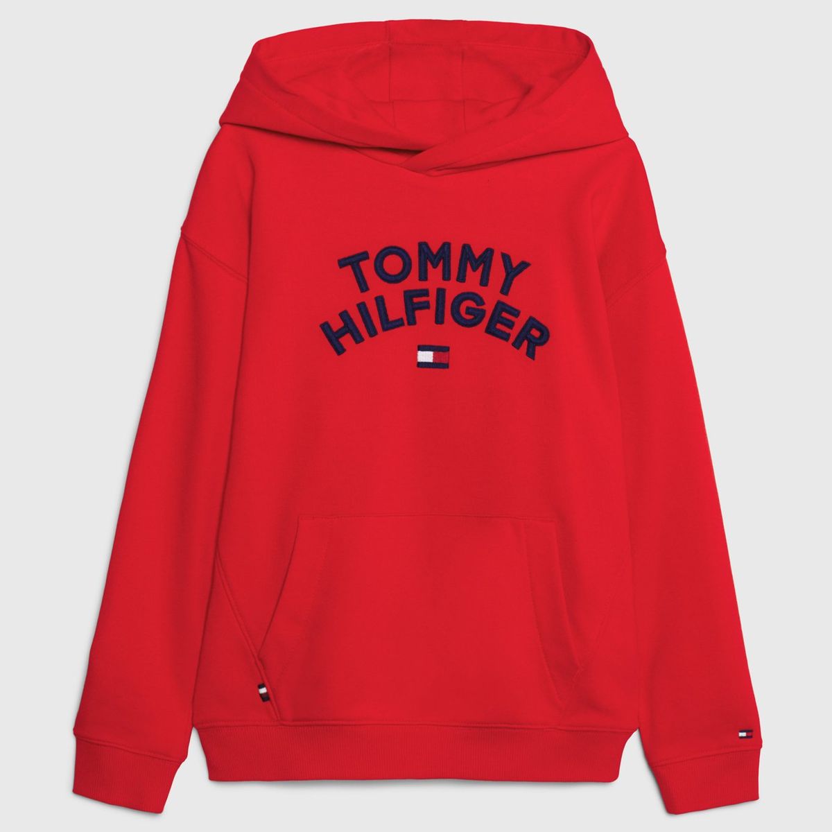 TOMMY HILFIGER - Polerón Hoodie Logo Archive Rojo Tommy Hilfiger