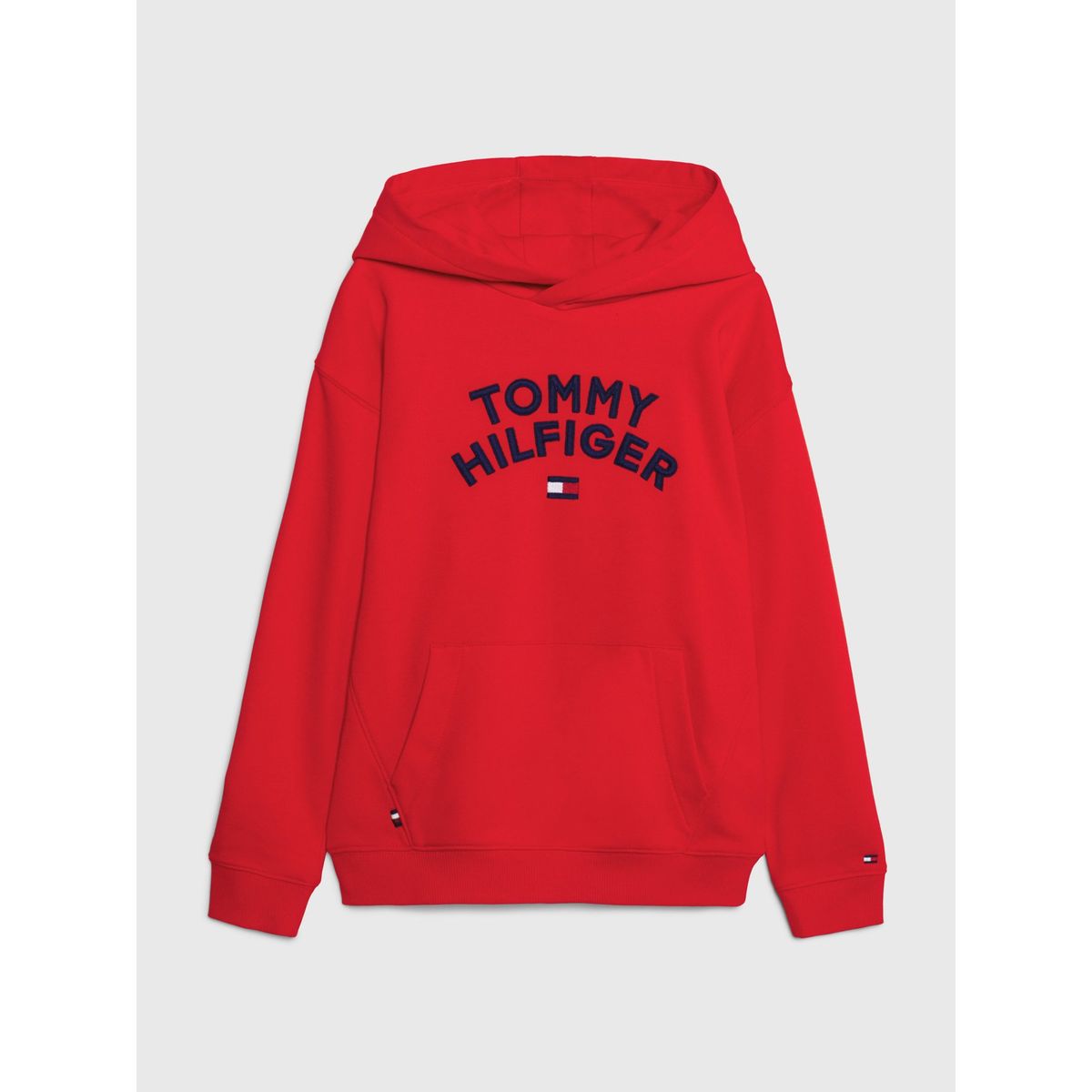 TOMMY HILFIGER - Polerón Hoodie Logo Archive Rojo Tommy Hilfiger