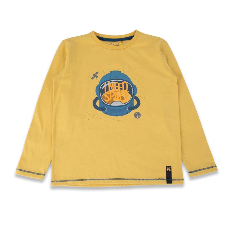 PILLIN - Polera Niño Mostaza Pillin PILLIN
