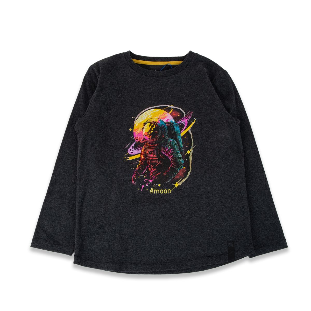 PILLIN - Polera Niño Gris oscuro Pillin PILLIN