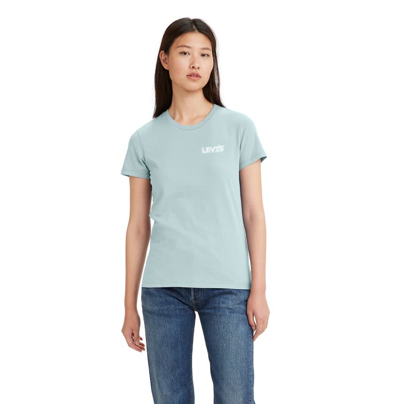 LEVIS - Polera Mujer Regular Fit Lisa Batwing Verde Levis