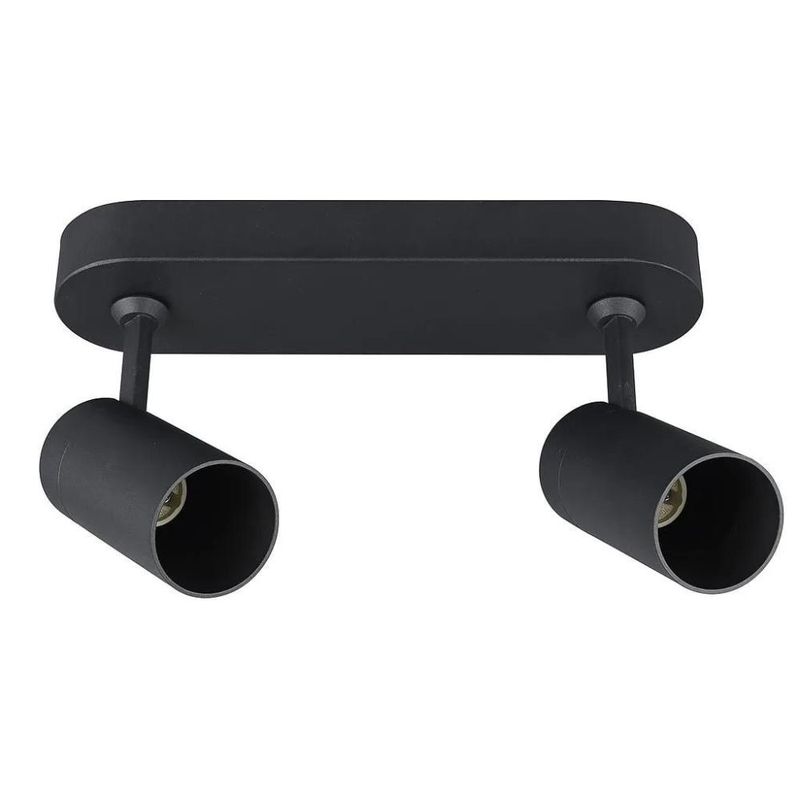 BP - Foco Sobrepuesto Arsis II XL 2 Luces Negro Mate BP