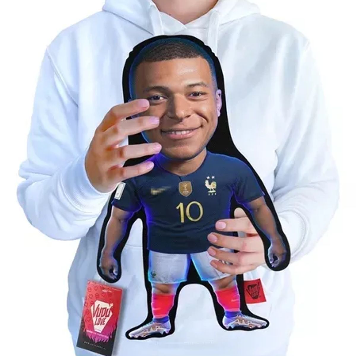 VUDU LOVE - Cojín Kylian Mbappé Chiquito 35cm Vudú Love