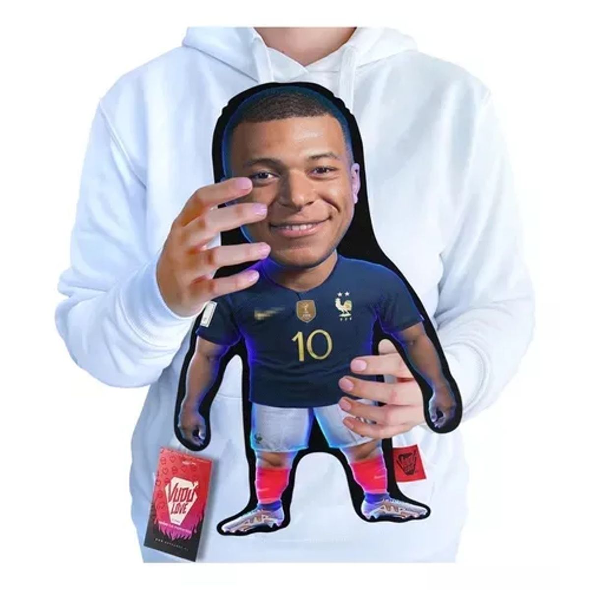 VUDU LOVE - Cojín Kylian Mbappé Chiquito 35cm Vudú Love