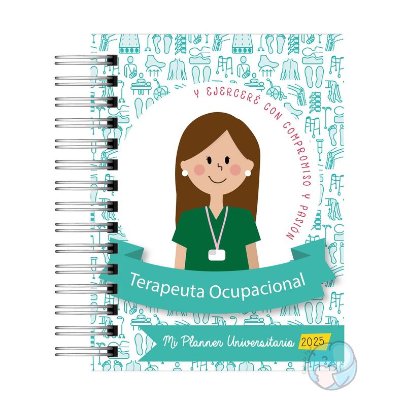 ELEFANTE AZULL - Planner Universitario terapia ocupacional 2025