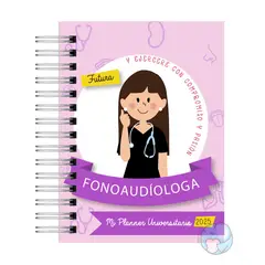 ELEFANTE AZULL - Planner Universitario fonoaudiologia 2025