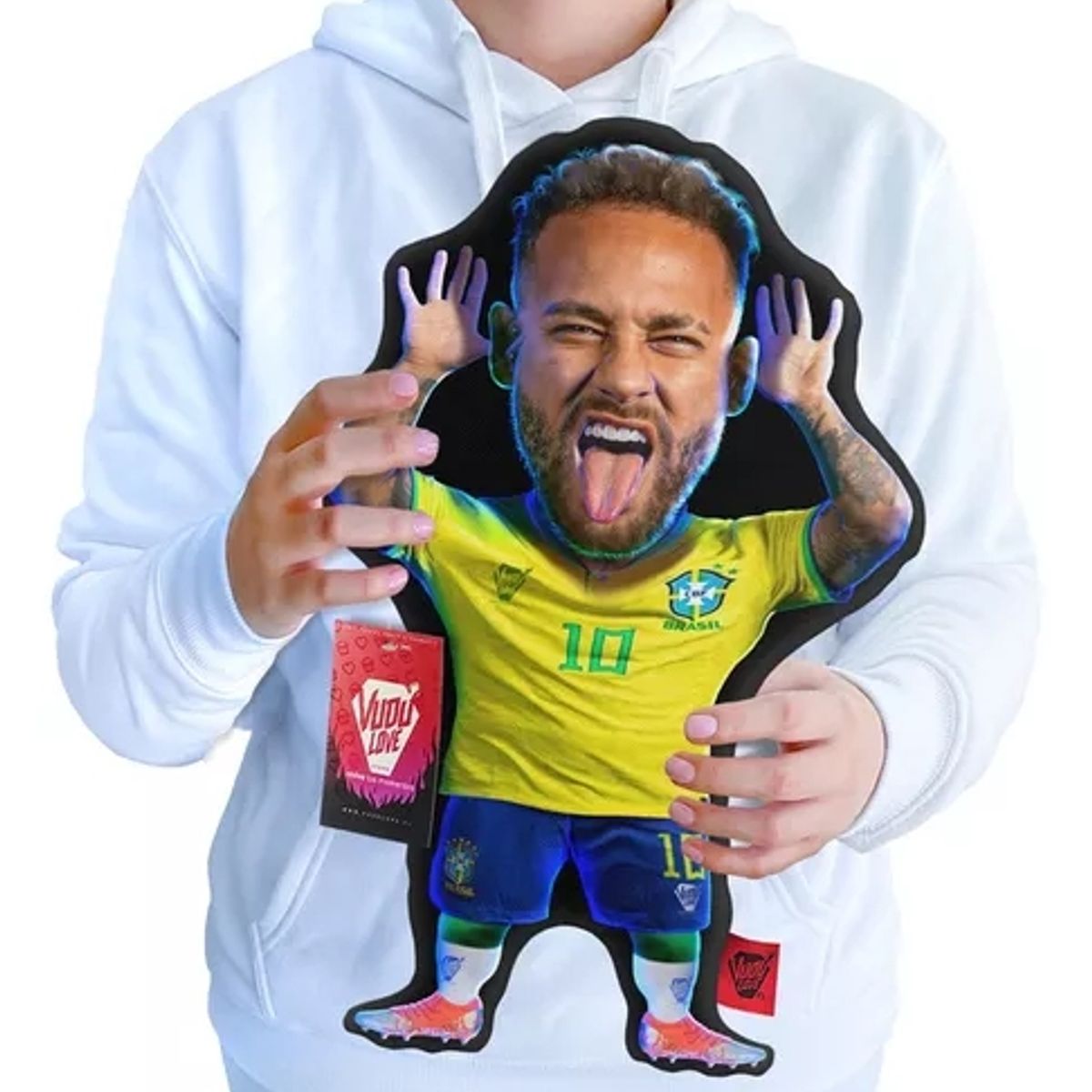 VUDU LOVE - Cojín Neymar Jr Chiquito Brasil 40cm Vudú Love
